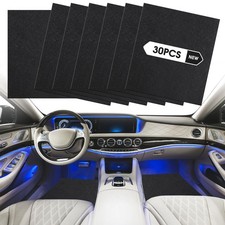 Disposable Floor Mats for Cars, 30 Pack Car Floor Mats, Black Automotive Floo...