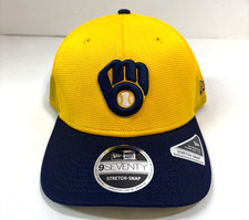 Milwaukee Brewers MLB NE 2025 Spring Training Trucker Stretch-Snapback Hat