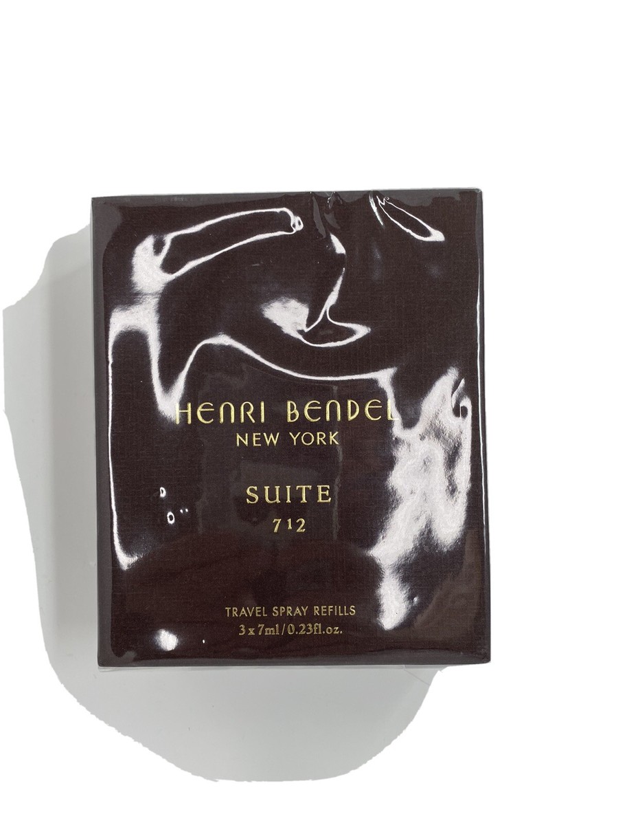Women HENRI BENDEL SUITE 712 EDP 3PC TRAVEL SPRAY REFILLS SET 0.23 