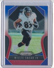 WILLIE SNEAD 2019 Panini Prizm RED WHITE BLUE Refractor #68 RAVENS