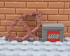 LEGO Reddish Brown Minecraft Minifigure Weapon Bow Pixelated W Arrow Drawn 18792