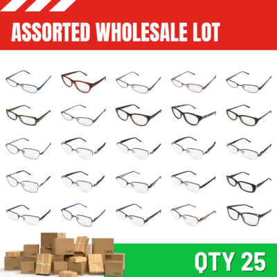 WHOLESALE ASSORTED LOT 25 ELLE EYEGLASSES authentic optical store gafas eyewear