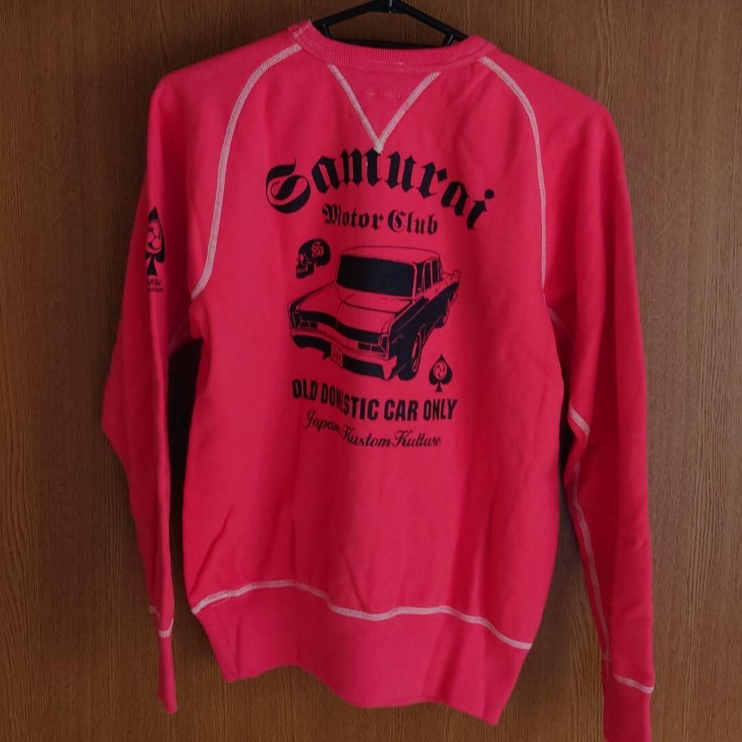 Samurai Jeans 15th anniversary Pullover Sweatshirt Parka Red Men Size M Used