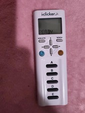 iClicker 2 Student Remote 2nd Edition - Working with Batteries, Good Condition