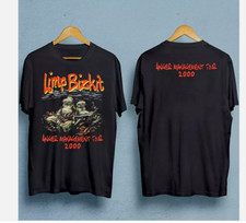 Limp Bizkit Tour 2 SIDES T-shirt Black Unisex Cotton All Sizes.