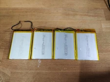 4Pcs 405070 3.7V 2000mAh Lipo Lithium polymer Battery Rechargeable Li-po w BMS