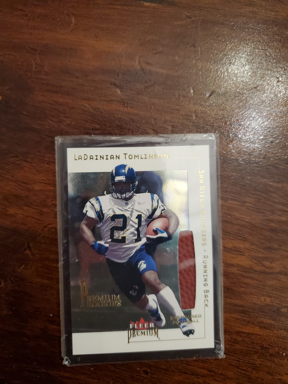 LaDainian Tomlinson Fleer Premium #206 Rookie Game Ball
