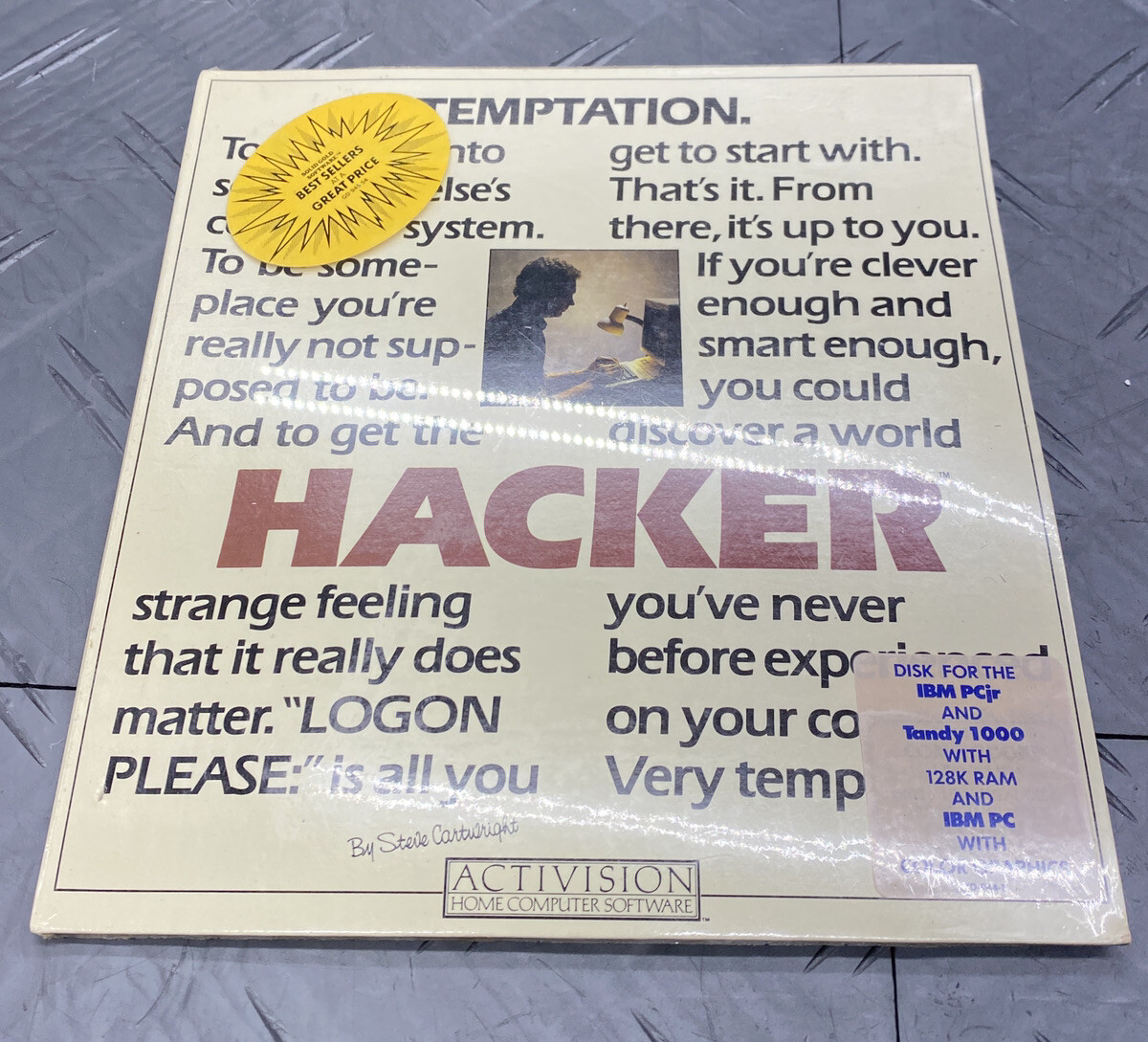 Hacker 1985 IBM Tandy 64/128 Activision Computer Game for sale online ...