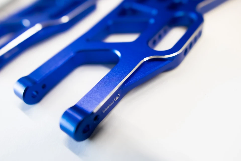 Cobra Racing Traxxas X Maxx Aluminum Lower Suspension A Arms (2) – Blue - Image 3 of 4