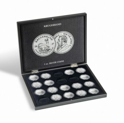 LEUCHTTURM Münzkassette ''Volterra'' für 20 Krügerrand Silberunzen in Kaps. 361478