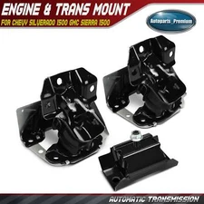 3x Engine Motor & Transmission Mount for Chevy Silverado 1500 GMC Auto Trans.