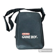 Official Nintendo Gameboy Carrying Case Travel Bag Crossbody Black Storage Tray