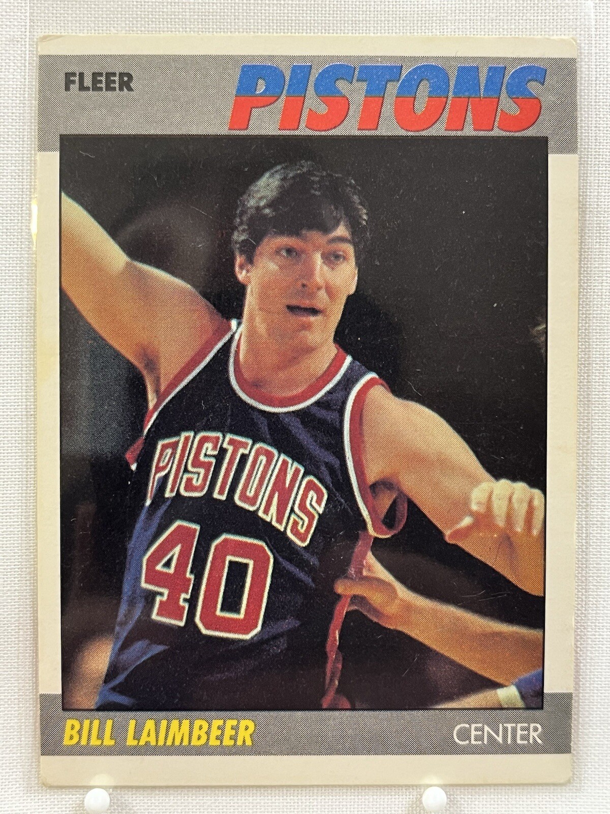1987-88 Fleer Bill Laimbeer 61