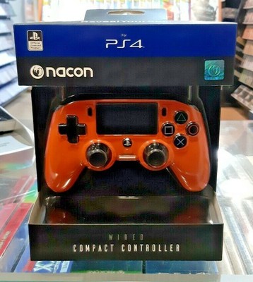 Controller Nacon Arancio Ufficiale Playstation con Cavo per PS4 NUOVO  SIGILLATO | eBay