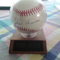 Click here for more details on Hank Aaron Autographed...