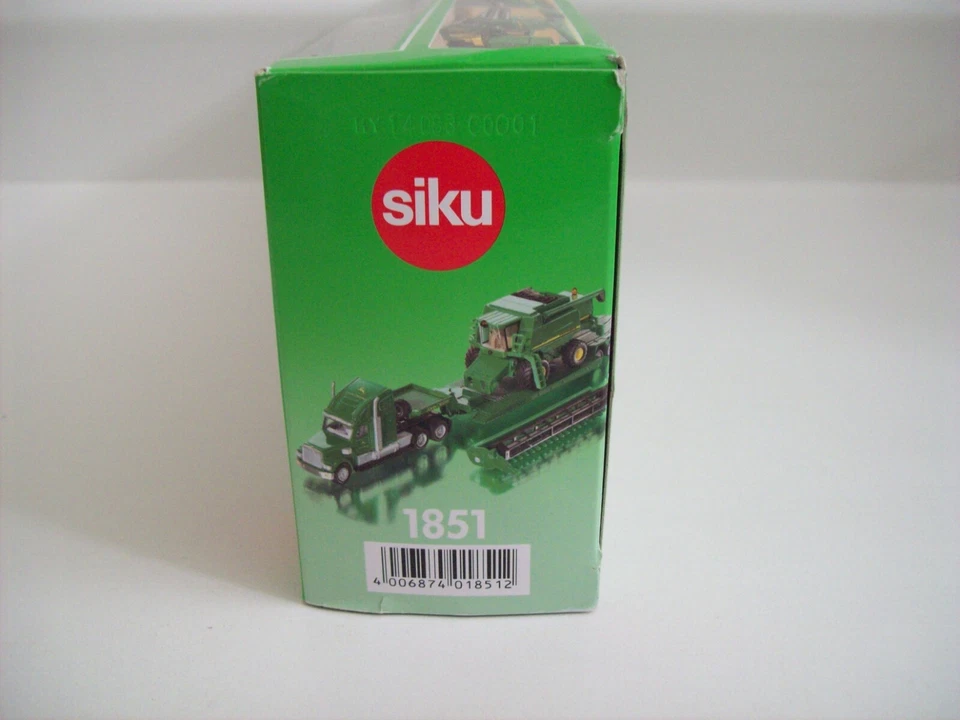 Siku John Deere Freightliner & Low Boy W/ Combine Harvester - Image 3 of 3