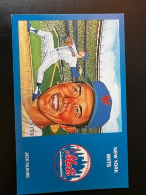 Postcard 1969 New York Mets Jack DiLauro, Susan Rini Artwork Limited Issue