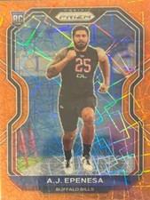 2020 Panini Prizm #313 A.J. Epenesa Prizm Lazer