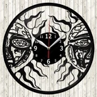 Sublime Vinyl Record Wall Clock Decor Handmade 7256