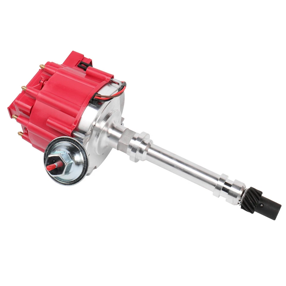 New Racing Distributor w/ 65K Coil 7500RPM-350 For Chevy V8 HEI 454 SBC BBC - Image 2 of 4