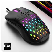 Colourful Lighting Gaming Mouse Wired 6 Keys Mouse for Windows and Mac