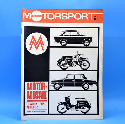 DDR Illustrierter Motorsport IMS 6 1968 Moto-Cross Messe Leipzig Tony Black Q