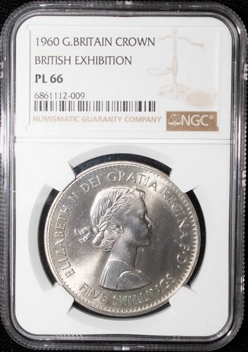 1960 Great Britain Crown British Exhibition PL 66 NGC (L0812)