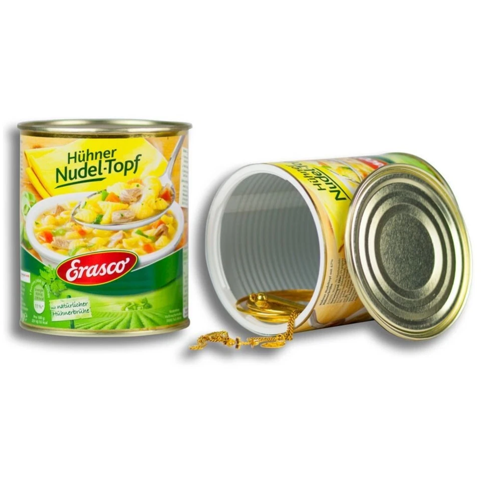 PlasticFantastic Dosensafe Erasco Hühner-Nudeltopf - Geheimversteck