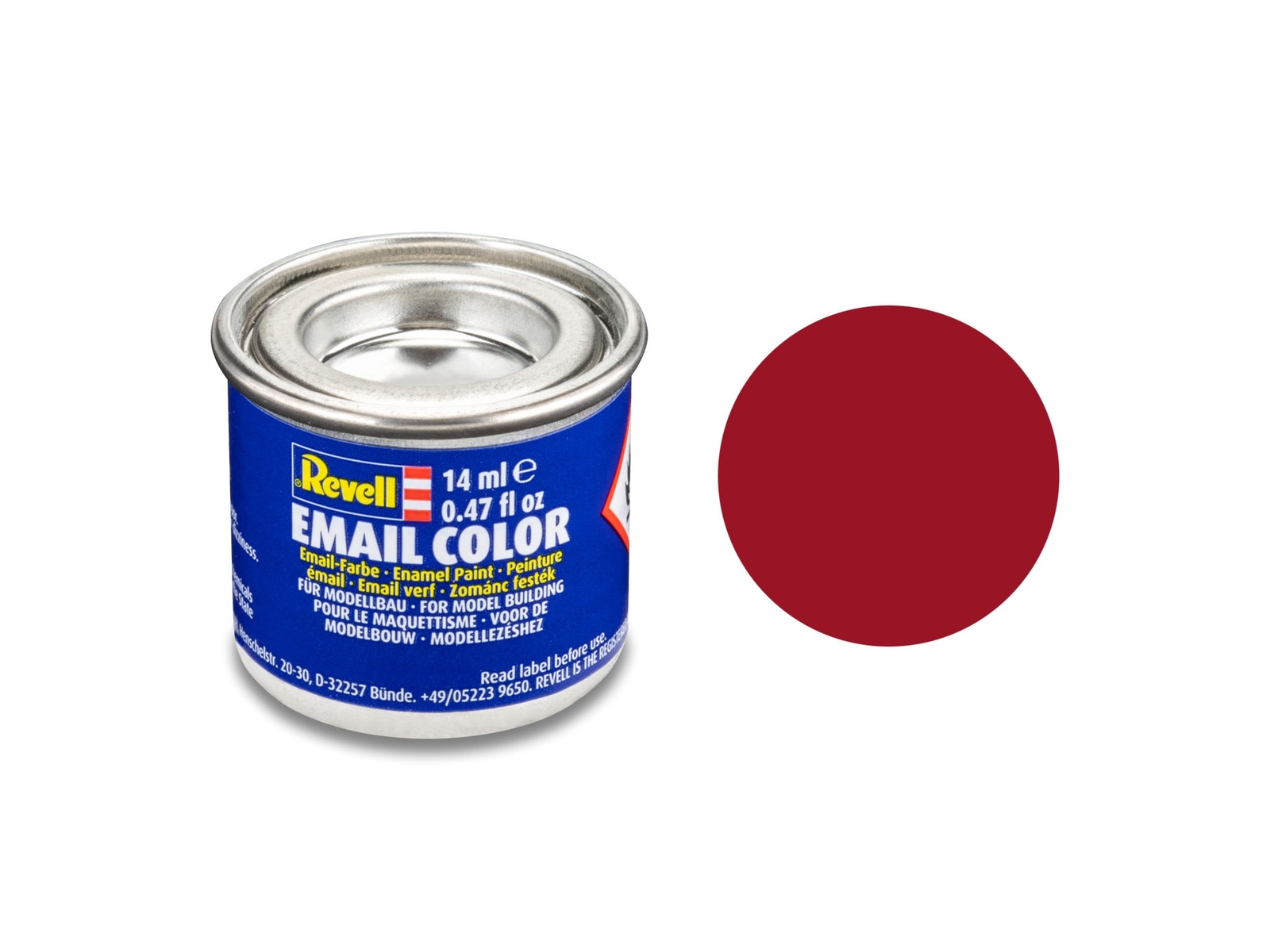 Revell 32136 No.36 Matt Red Enamel Paint 14ml Tin