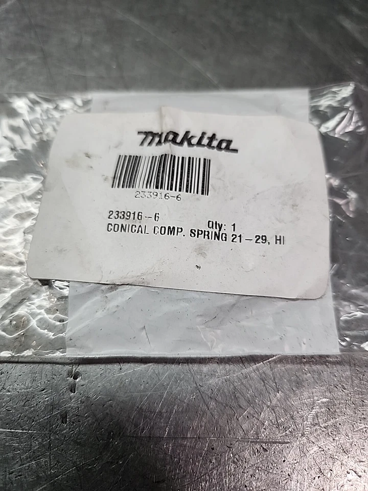 233916-6 Conical Comp. Spring 21-29 Makita Genuine part for rotary hammer - Image 3 of 3