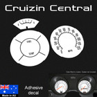 <!--F#f_0-->Plastic WHITE DECALS for Holden Kingswood HT HG gauge speedo sticker decal<!--F/-->