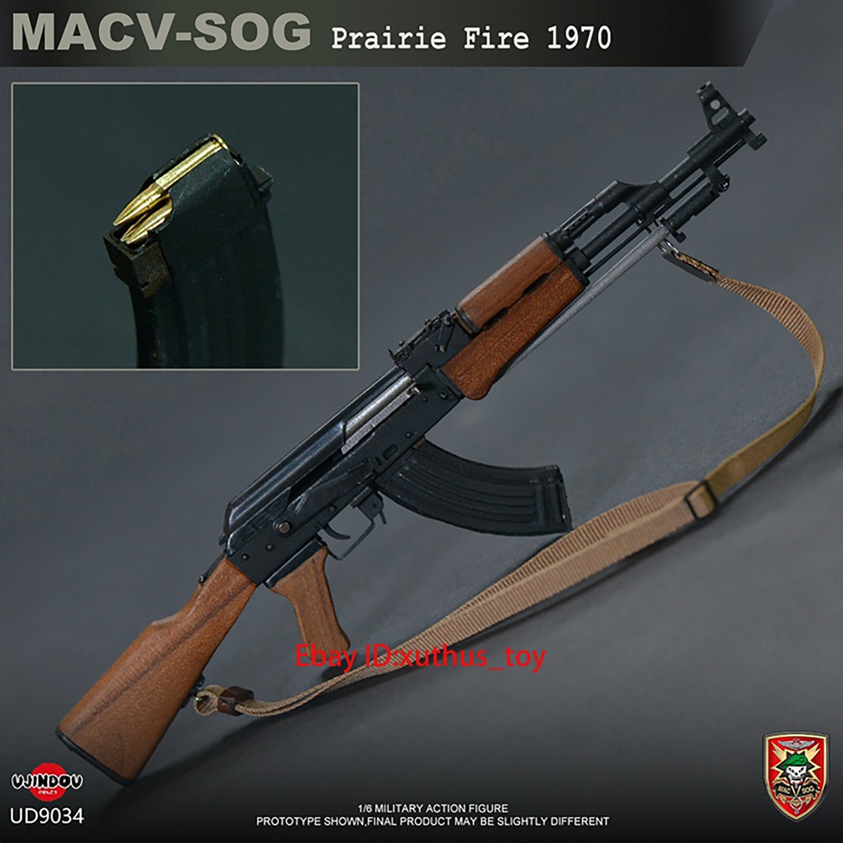 UJINDOU UD9034 1/6 MACV SOG Prairie Fire 1970 Action Figure Model