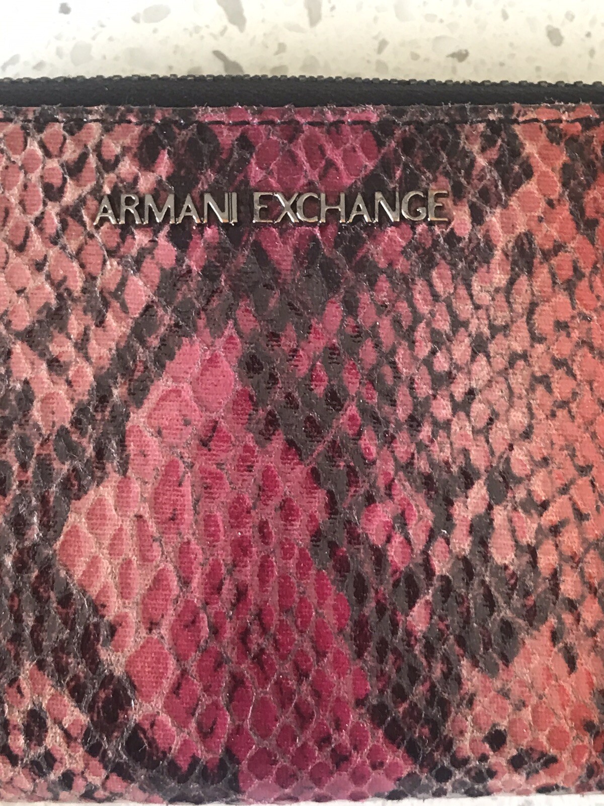 Giorgio Armani women’s wallet Leather snake skin Red | eBay