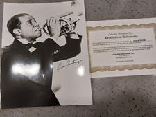 Louis Armstrong 8x10 Signed photo print jazz music autographed 