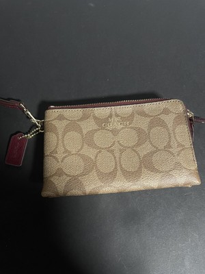   Coach Monogram Wristlet 