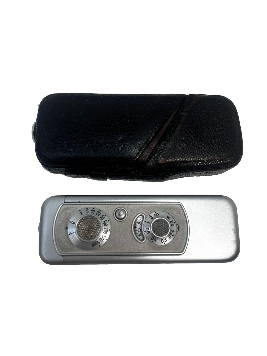 MINOX WETZAR スパイカメラ　made In Germany VTG Minox Wetzlar Mini Spy Camera with Leather Case Complan
