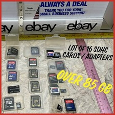 Lexar Platinum II 16GB SDHC SD Card Lot SANDISK 4GB PNY OPTIMA 240 HD SONY DUO P