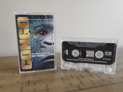CONGO Original Motion Picture Soundtrack (Jerry Goldsmith) Cassette 1995 CIB - 第 1/2 張圖片
