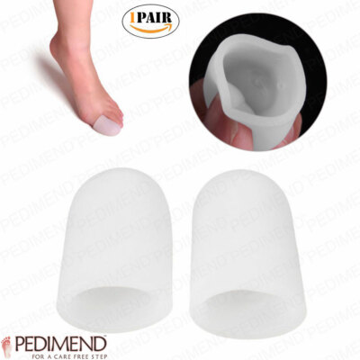 Pedimend  Silikon Big Toe Cap für fehlende oder eingewachsene Zehennägel (2 Stück) - Fußpflege