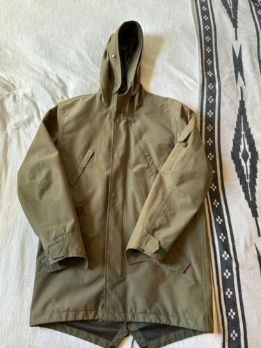 Alpha Industries x Ace Hotel Waterproof Fishtail Parka M-65 Jacket size small - Picture 1 of 7