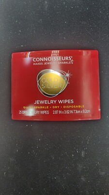  Connoisseurs Jewelry Clean and Polish 25 Wipes, pack of 1