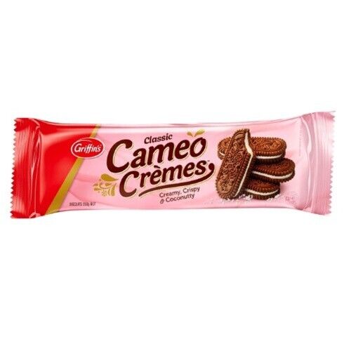 915703 10 X 250G PACKET GRIFFIN'S GRIFFINS CAMEO CREMES BISCUITS NEW ZEALAND - Foto 2 di 3