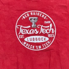 Vintage Texas Tech Shirt Red Raiders Pressbox Spirit Unisex Pullover Size Small