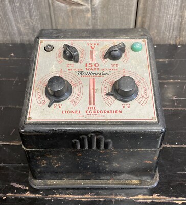Vintage 1950s Trainmaster Electric Model Train Transformer Lionel Corp. WORKING