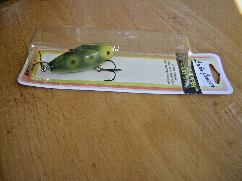 NUEVA PICADORA DE MADERA LUHR JENSEN ELITE #3 RANA Topwater de colección Foto 4 de 4