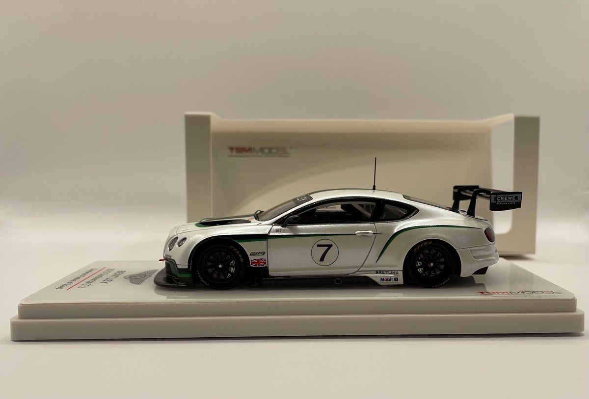 TSM model TSM144314 Bentley 2013 Continental GT3 Goodwood White 1