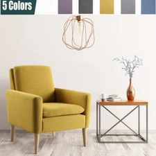 Modern Accent Fabric Chair Single Sofa Comfy Upholstered Arm Chair Living Room 