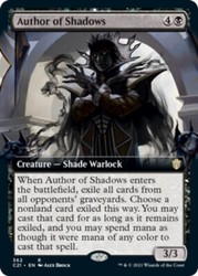 Author of Shadows (Extended Art) #362 Commander 2021 MTG