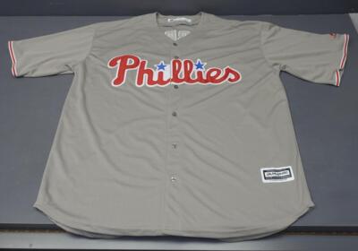 Philadelphia Phillies MLB Majestic Sz 3X Harper #3 Grey Baseball Jersey New