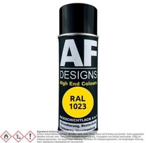 Rostschutzlack  RAL 1023 Verkehrsgelb 4 in 1 Dickschichtlack Lack Spray Spraydos